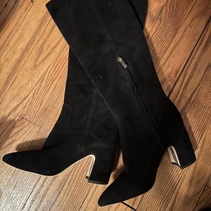 Sam Edelman Black Suede Boot size 7